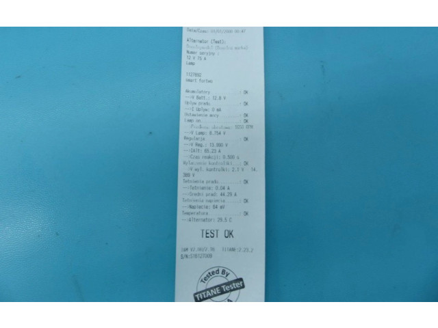 Генератор IMPRK1127892 Smart ForTwo I