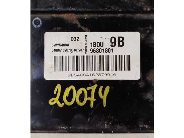 Блок управления двигателя 96801801   Chevrolet Matiz