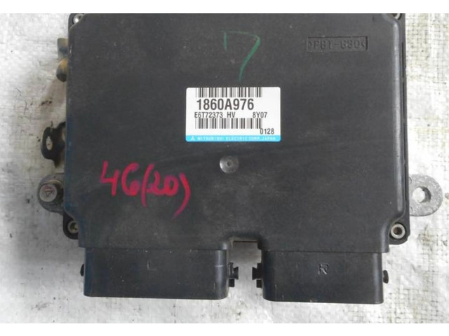 Řídící jednotka 1860A976, E6T72373 Mitsubishi Lancer X 2010