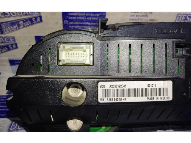 Панель приборов    Mercedes-Benz ML W164       