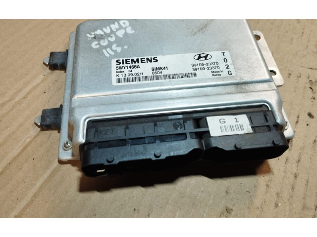 Блок управления двигателя 3910523370, 5WY1466A   Hyundai Coupe