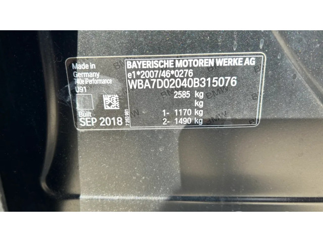 Vstřikovací čerpadlo 7642466 BMW 7 G11 G12 pro benzínový / Электричество motor 2.0 740e iPerformance (A8)