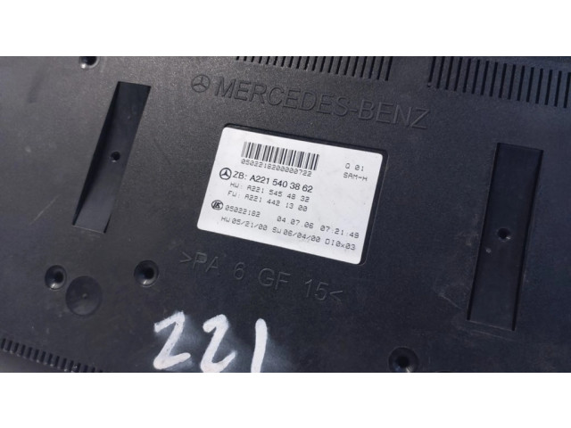 Pojistková skříňka A2215403862, A2215403250 Mercede-Benz S W221 2007
