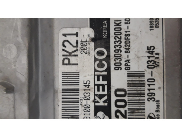 Блок управления двигателя 9030933200KI, 3911003145   Hyundai i10