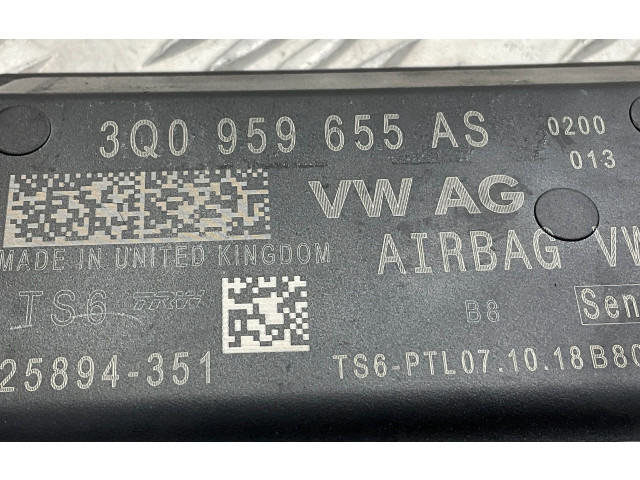 Блок подушек безопасности 3Q0959655AS Skoda Octavia Mk3 (5E)