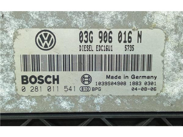 Блок управления 03G906016N, 03G906016N   Volkswagen Caddy