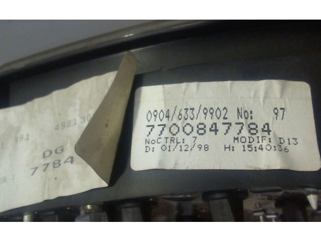 Přístrojová deska Renault Megane I 1998 7700847784, 7700847784