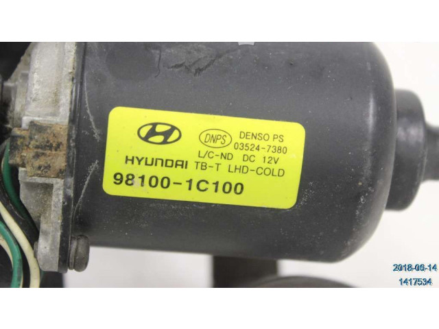 Моторчик дворников 981101C100    Hyundai Getz
