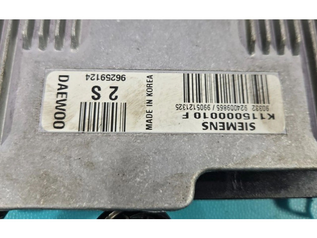Řídící jednotka 96259124, IMPRK1382254 Daewoo Matiz 1999