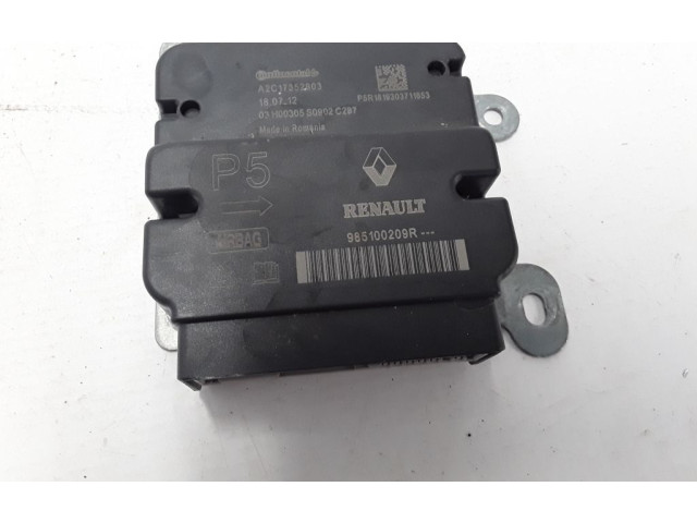 Блок подушек безопасности 985100209R Dacia Duster II