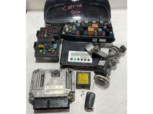 Комплект блоков управления 0281016588, 0281016588   Chevrolet Captiva