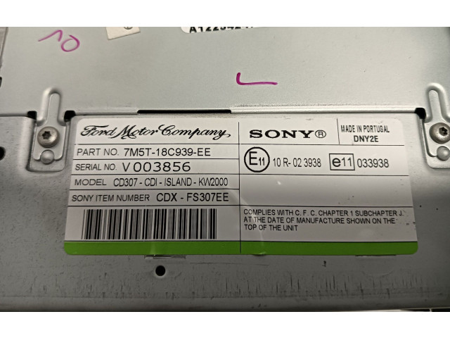 Блок управления HiFi audio 7M5T18C939EE, VP6M2F18C821AG   Ford Focus