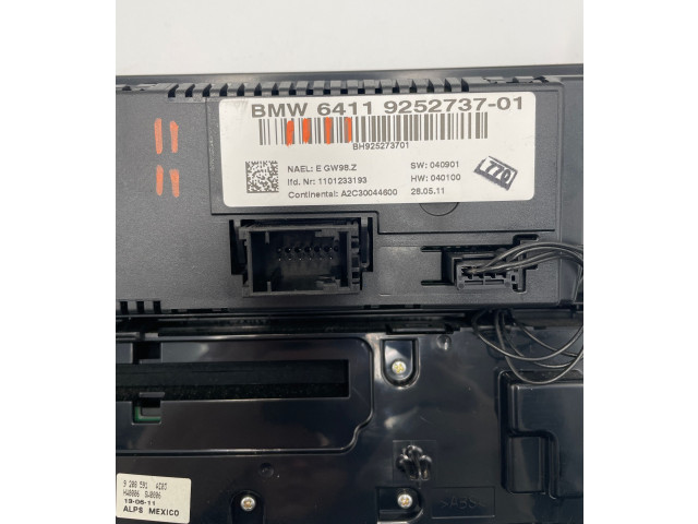 Блок управления климат-контролем 9252737, 1101233193   BMW X3 F25