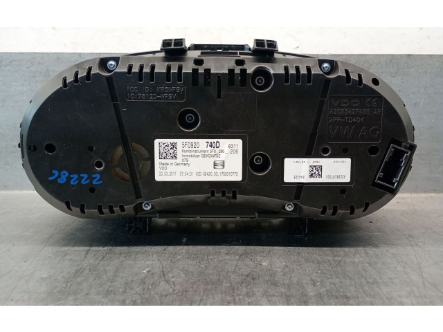 Přístrojová deska Seat Ateca 2017 5F0920740D, 5F0920740D