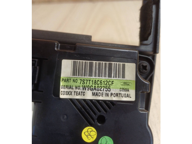 Блок управления климат-контролем 7S7T18C612CF, 0259A Ford Galaxy
