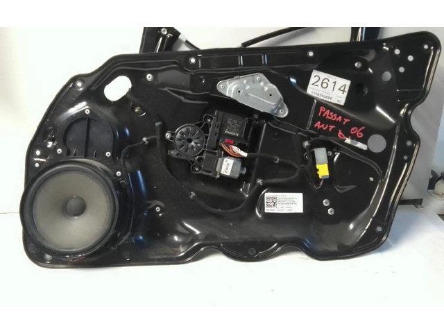 Электрический механизм для подъема окна без двигателя 3C1837462H    Volkswagen PASSAT B5.5