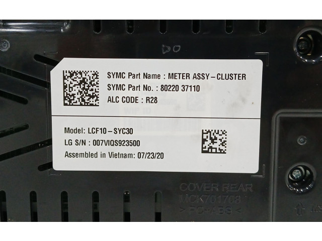 Přístrojová deska SsangYong Tivoli 2020 8022037110, 8022037110