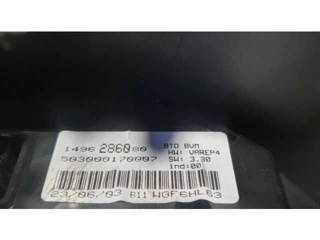 Панель приборов 1436286080, 5550001707   Citroen C8       