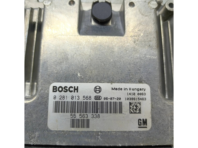 Блок управления двигателя 0281013568, 5563338   Saab 9-5