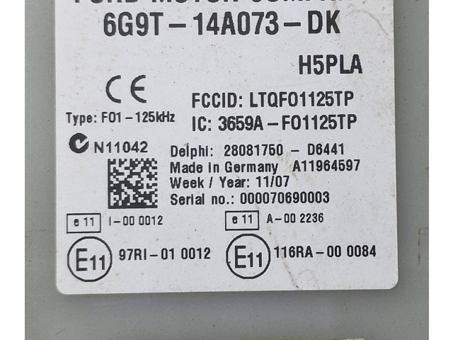 Блок комфорта 6G9T14A073DK, LTQF01125TP Ford Galaxy