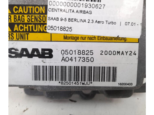 Блок подушек безопасности 05018825, 05018825 Saab 9-5