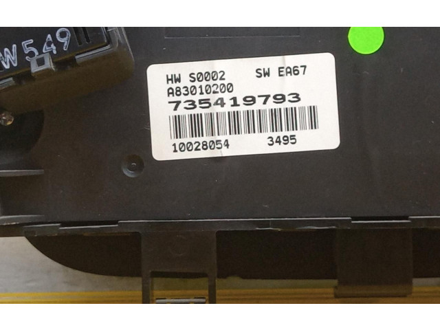 Блок управления климат-контролем 735419793   Fiat Punto (199)