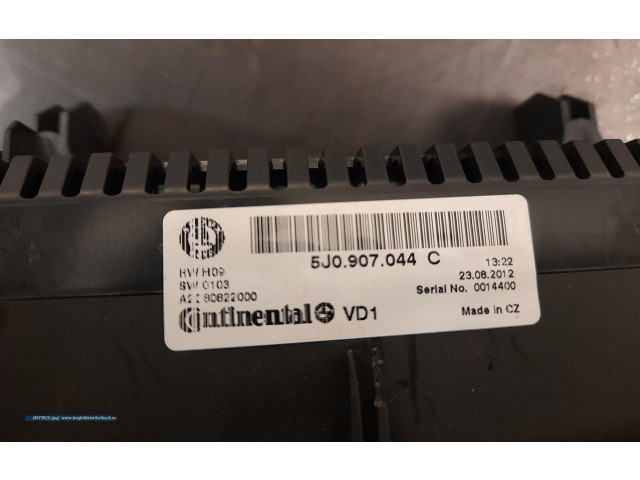 Блок управления климат-контролем 5J0907044C Skoda Fabia Mk2 (5J)