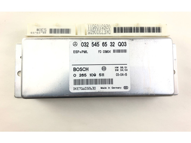 Модуль управления BSM 0325456532, 0265109511 Mercedes-Benz SL R230