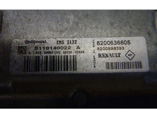 Блок управления двигателя S1101140022, 8200636605 Dacia Logan I