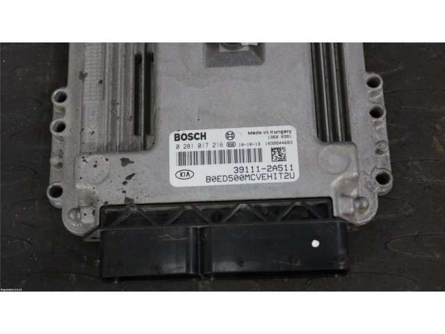 Блок управления впрыском 391112A511, 0281017216   KIA Ceed
