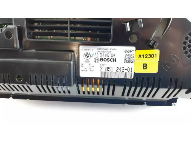 Přístrojová deska BMW M5 2014 7851242, 62107851242