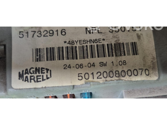 Комплект блоков управления 843A1000   Fiat Idea