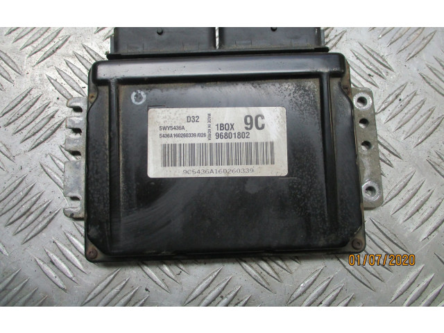 Блок управления двигателя 5WY5436A   Chevrolet Spark
