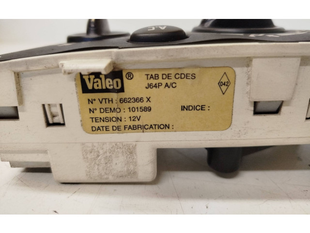 Блок управления климат-контролем 662366X, J64PAC Renault Clio II