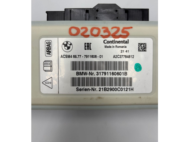 Блок подушек безопасности 7911606, 31791160601B   BMW X3 F25