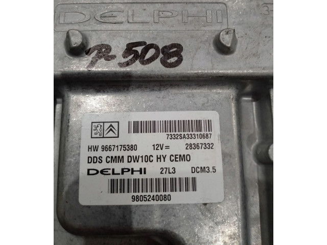 Řídící jednotka 9667175380 Peugeot 508 2014