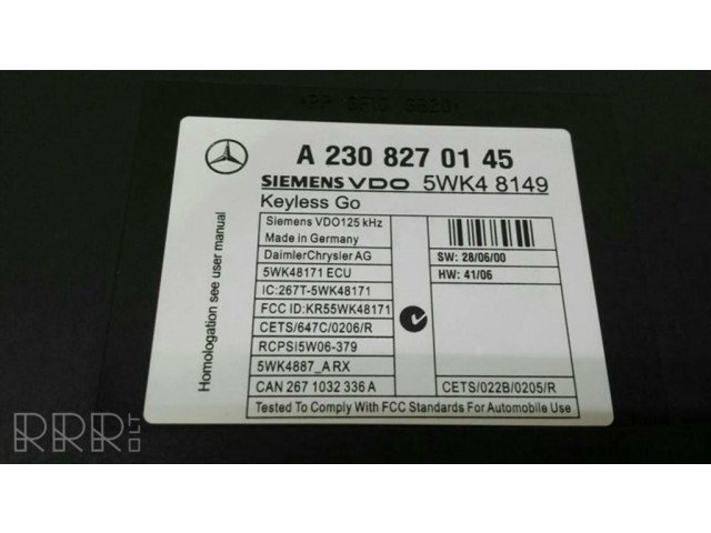 Блок управления A2308270145 Mercedes-Benz SL R230