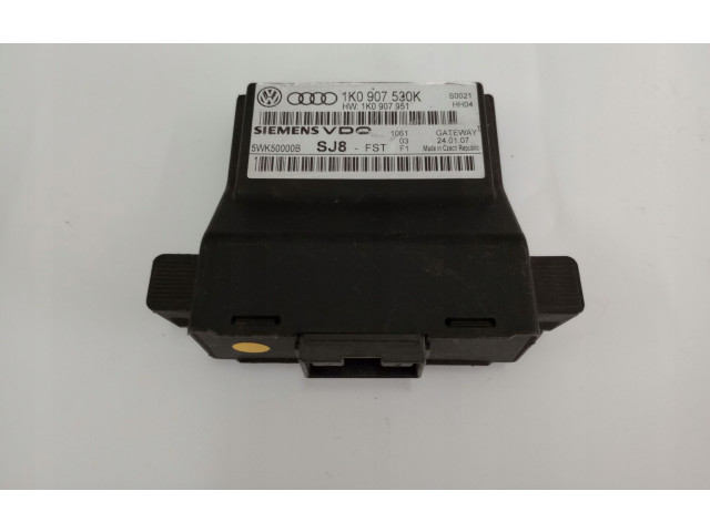Модуль управления gateway Skoda Octavia Mk2 (1Z) 2004 - 2013 года 1K0907530K