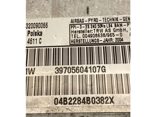 Подушка безопасности пассажира 39705604107G, 004908638650   BMW X3 E83