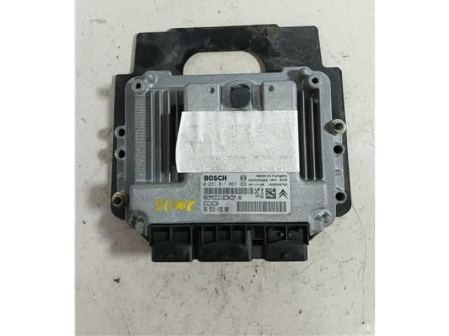 Блок управления 0281011863, 9655943580   Citroen C4 I