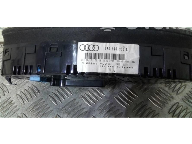 Панель приборов 8P0920930R Audi A3 S3 A3 Sportback 8P