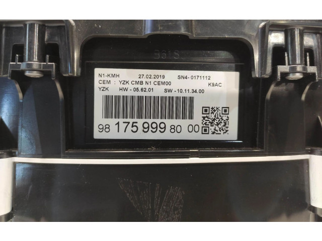 Přístrojová deska Citroen Berlingo 1999 9817599980