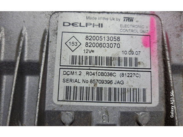 Блок управления двигателя 8200513058, 8200603070 Dacia Logan I