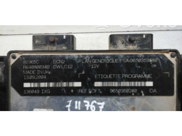    Рулевая рейка 9650359580   Peugeot Partner 2003 - 2008 года