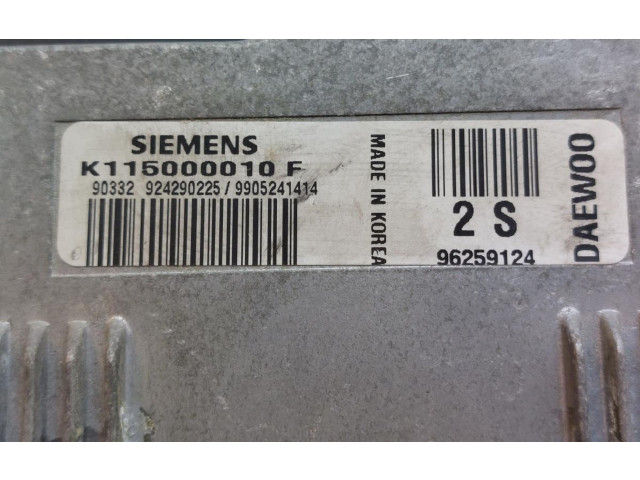 Řídící jednotka    Daewoo Matiz 2005