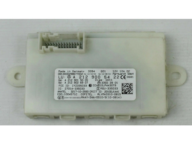 Блок управления A2129005422   Mercedes-Benz E W212