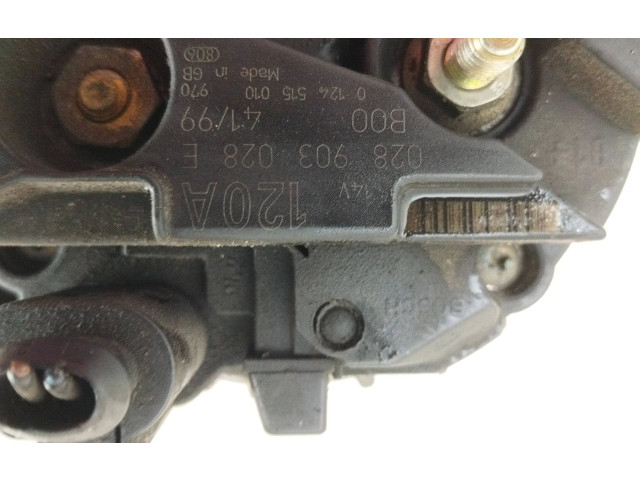 Генератор 028903028E, 0124515010 Audi A3 S3 8L