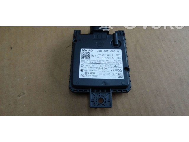 Датчик слепых зон 2Q0907686G Skoda Octavia Mk4