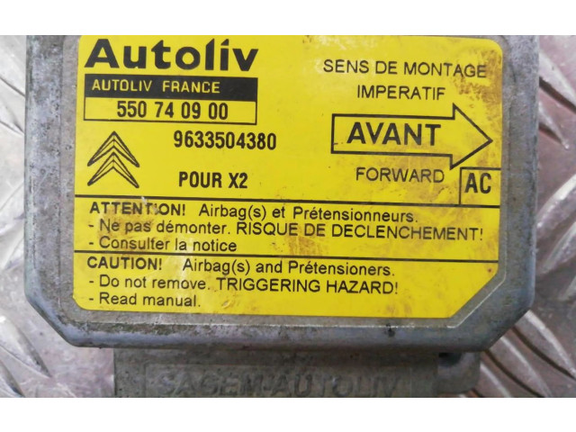 Блок подушек безопасности 9633504380 Citroen Berlingo