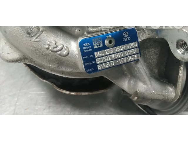 Турбина Нагнетатель Audi A6 S6 C7 4G  04L253056H, 04L253056C   для двигателя CNH      